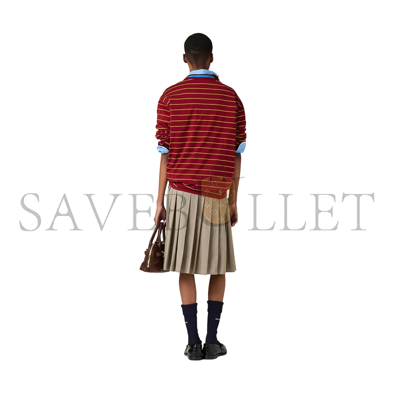 MIU MIU LONG-SLEEVED COTTON JERSEY T-SHIRT MJL014 MIU MIU LONG-SLEEVED COTTON JERSEY T-SHIRT MJL014